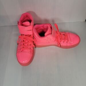 Alexandra Neon Pink High-top Sneaker Hip Hop Dance Shoes Just for Kix Sz 7